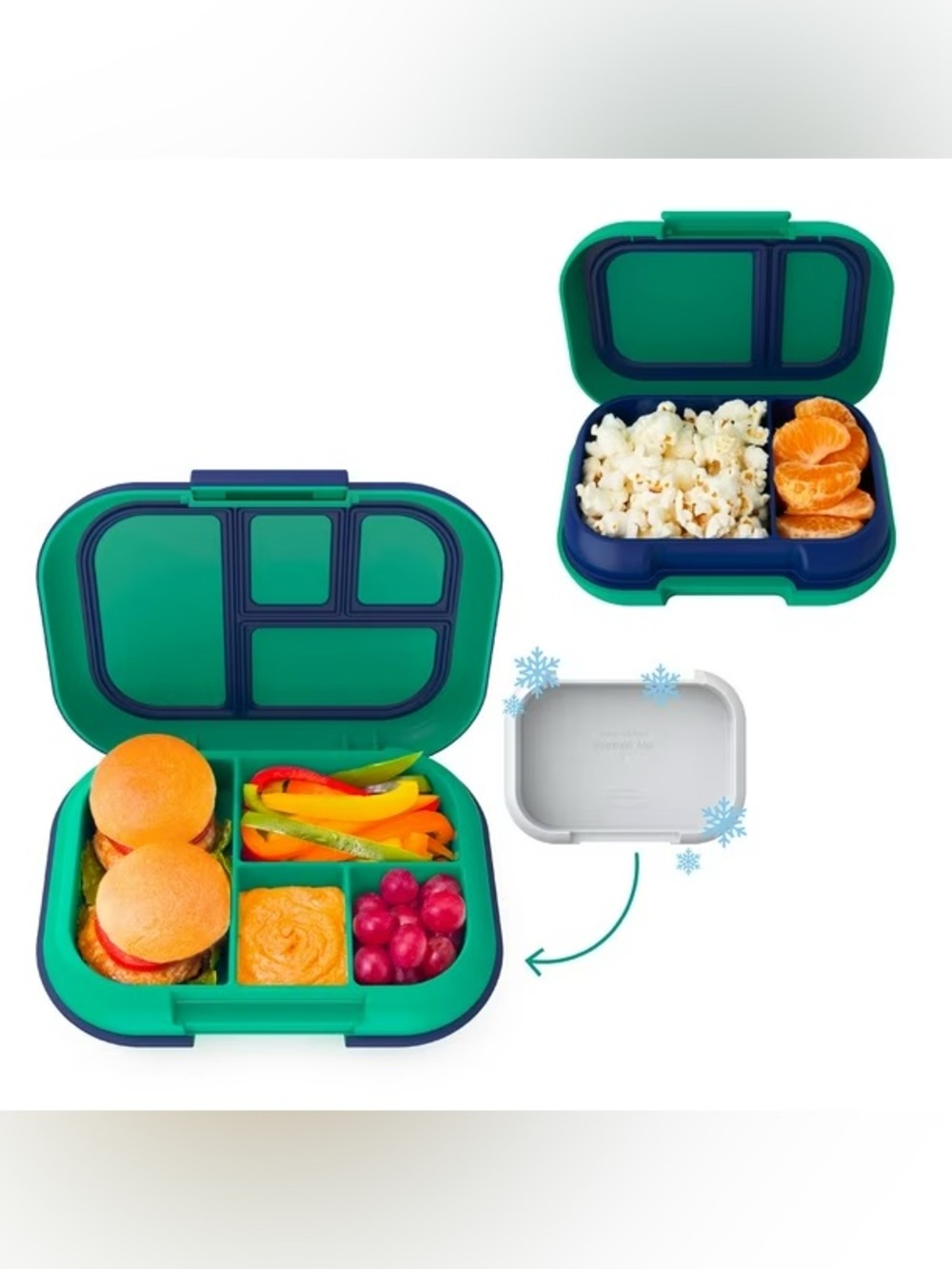Bentgo Kids Chill Lunch Box + Bentgo Kids Snack Box